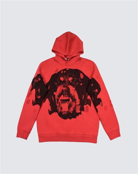 givenchy rottweiler dames|Givenchy hoodie distressed.